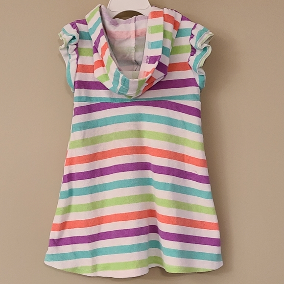 Disney Store striped Tinkerbell swimsuit coverup - Picture 2 of 5